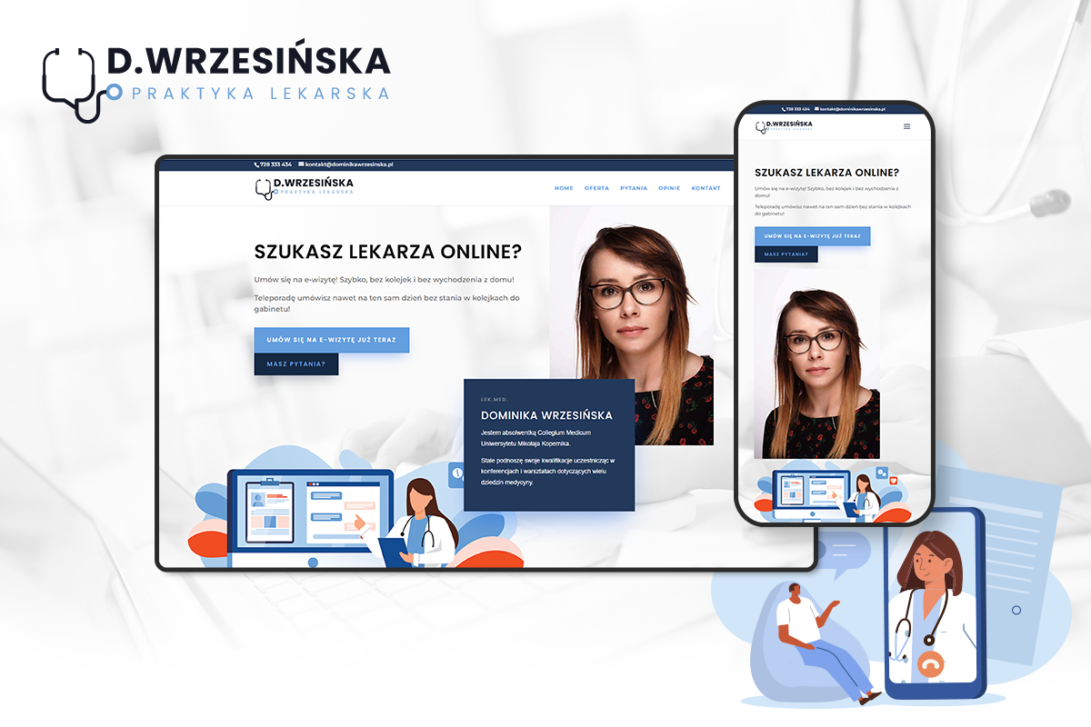 Strona www dominikawrzesinska.pl